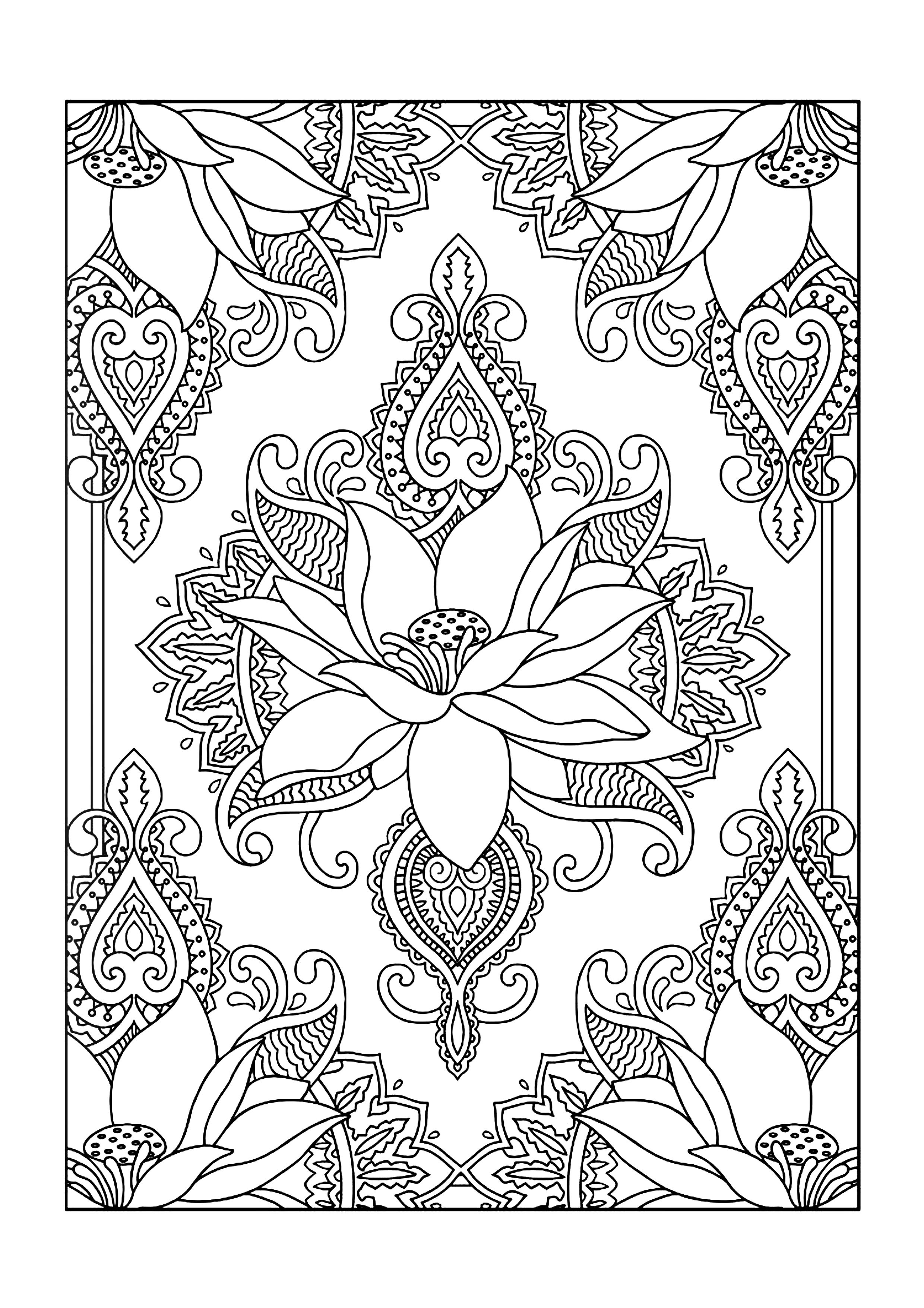 20 Printable Adult Coloring Pages Easy Free Printables