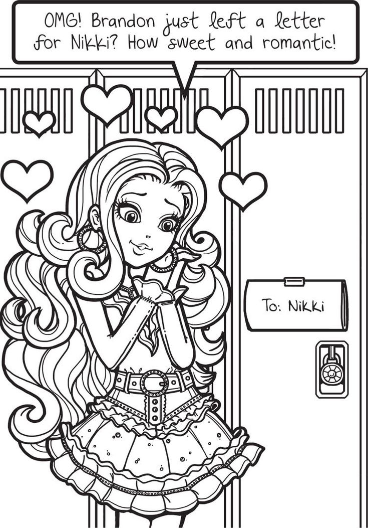 20 Y2K Coloring Pages Dork Diaries