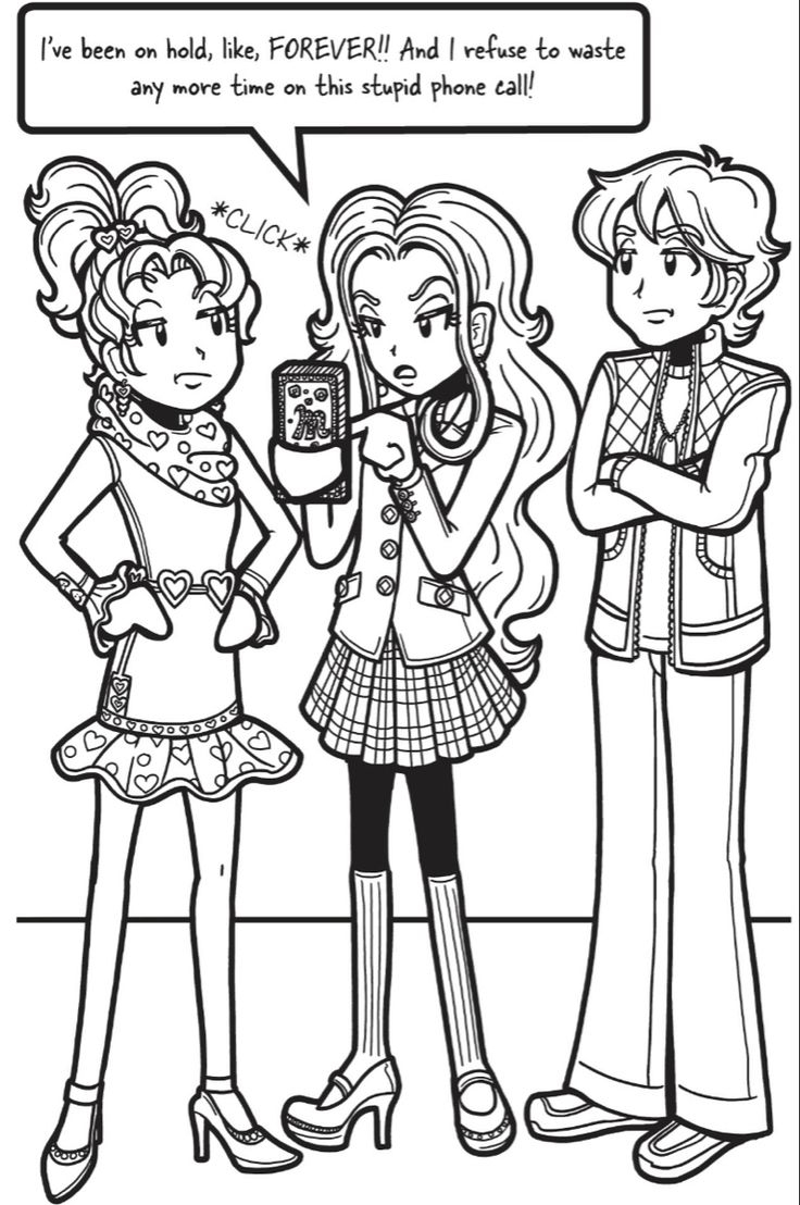 20 Y2K Coloring Pages Dork Diaries