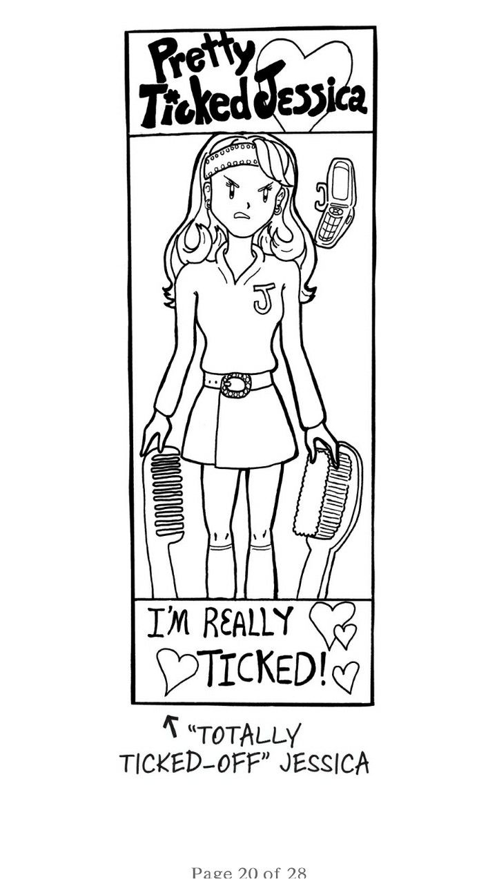 20 Y2K Coloring Pages Dork Diaries