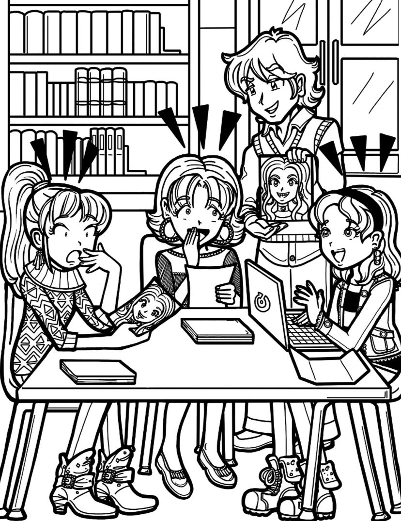 20 Y2K Coloring Pages Dork Diaries